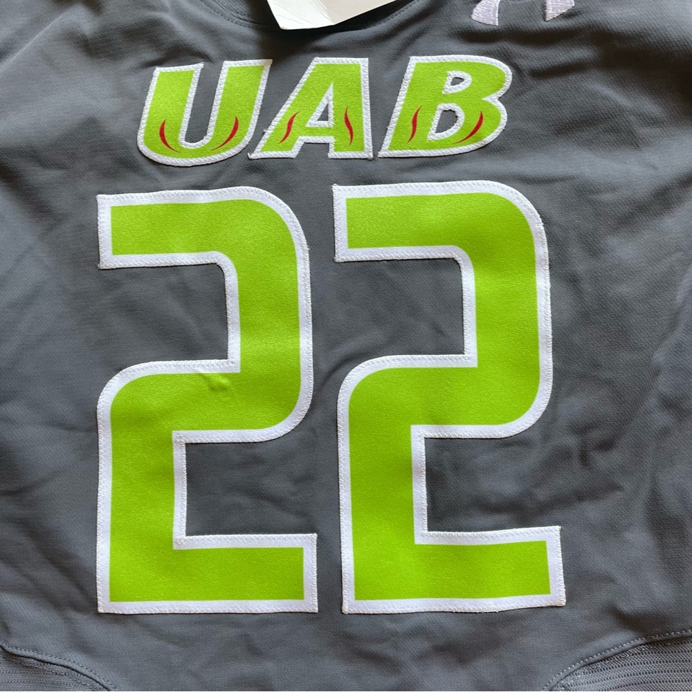 Under Armour University of Alabama Birmingham Game Issued NWT Football Jersey XL - Picture 5 of 11